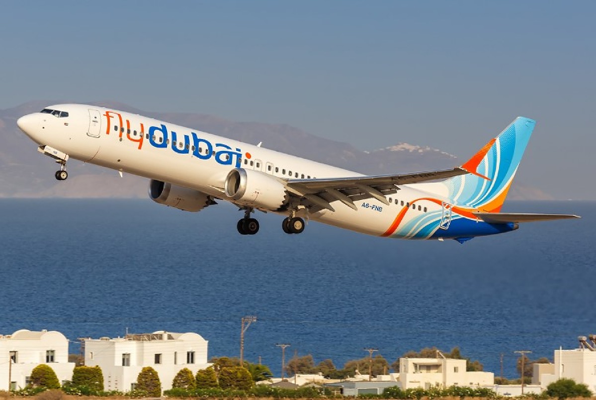 Avião da Flydubai - aeronave