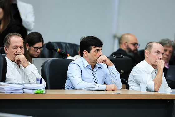 Antônio Gomes da Silva, Hedilerson Fialho Martins Barbosa e o coronel Etevaldo Luiz Caçadini de Vargas