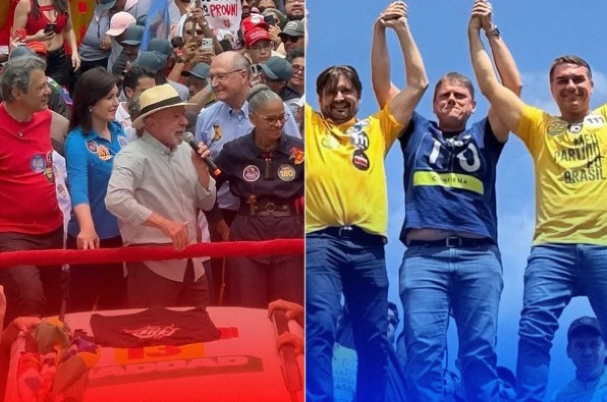 Campanha em SP Lula e Flávio