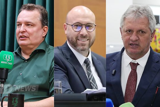 Da esquerda para direita: Max, Beto e Dilmar