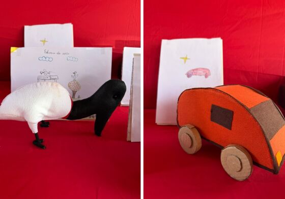 Imaginarte, projeto, desenhos de crianças, bonecos, poconé