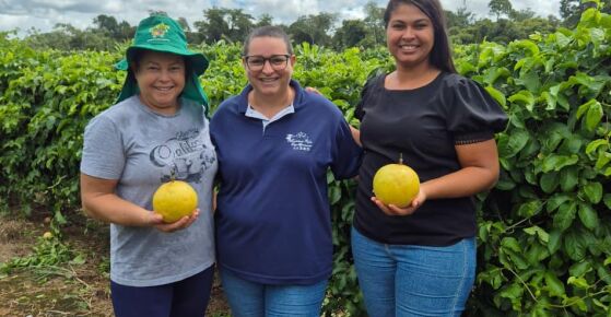 Joice Ferreira, Nasilene Costa dos Santos, maracujá, Boa Esperança do Norte