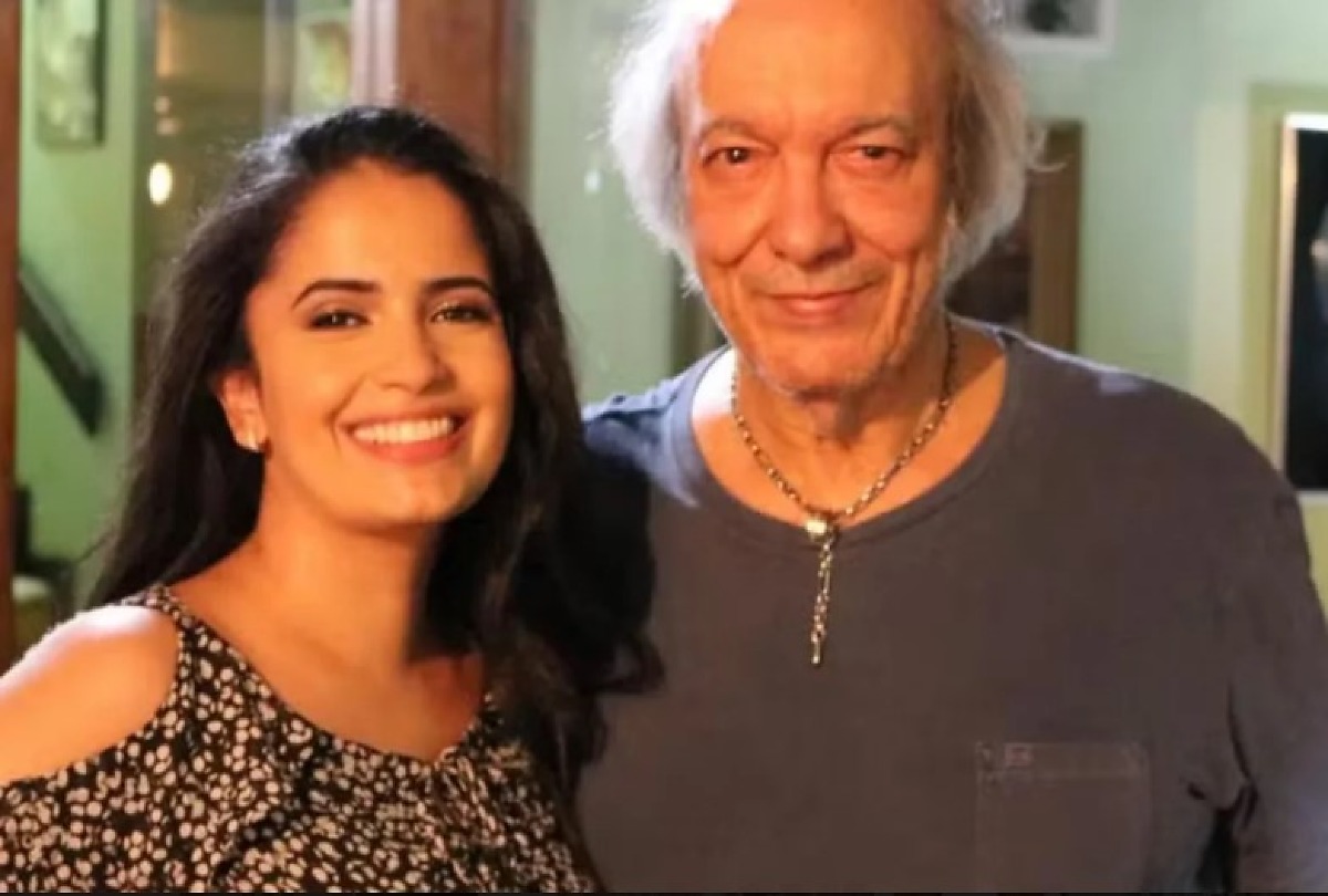 Fernanda Esteves e Erasmo Carlos