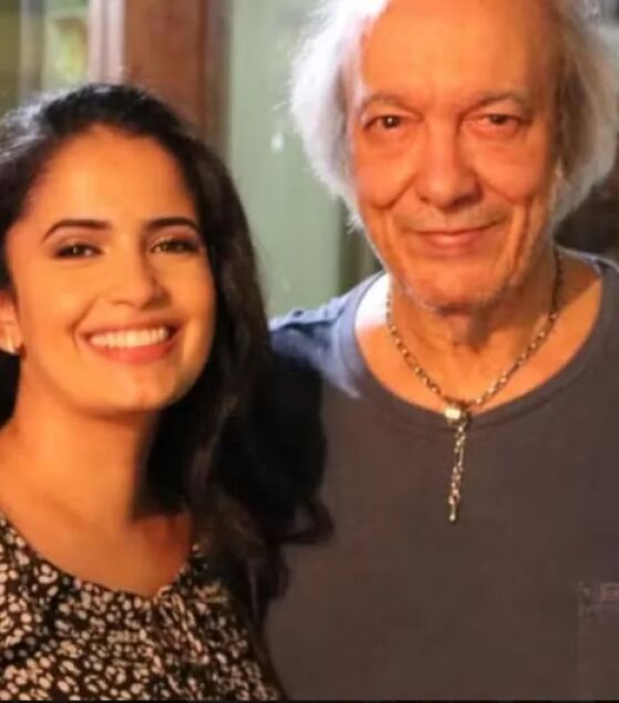 Fernanda Esteves e Erasmo Carlos