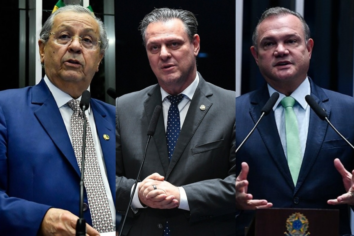 Jayme Campos, Carlos Fávaro e Wellington Fagundes