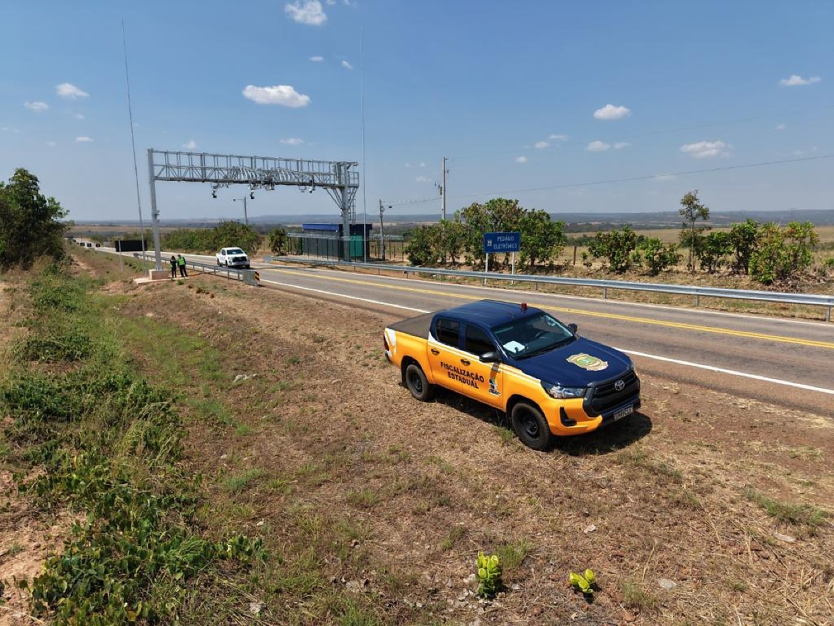 Ped&aacute;gio eletr&ocirc;nico rodovias estadual paranatinga a canarana 2.