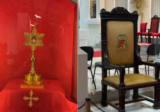 exposição, objetos, João Paulo II, visita Cuiabá