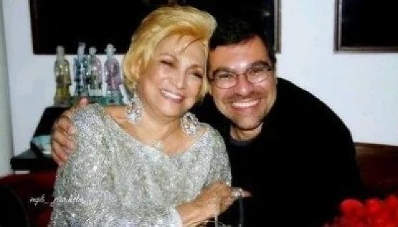  Hebe Camargo e o filho Marcello