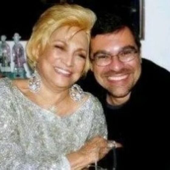 Hebe Camargo e o filho Marcello