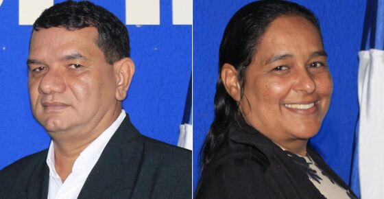 vereadores Lúcia de Souza Mariano (Republicanos) e Rugle Ferreira de Amorim (PSDB), de Figueirópolis d’Oeste