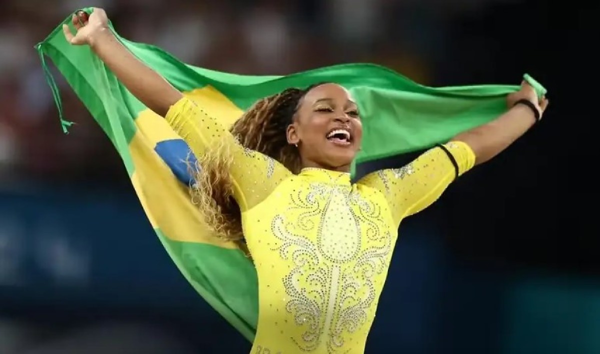 Atleta Rebeca Andrade medalhista olímpica