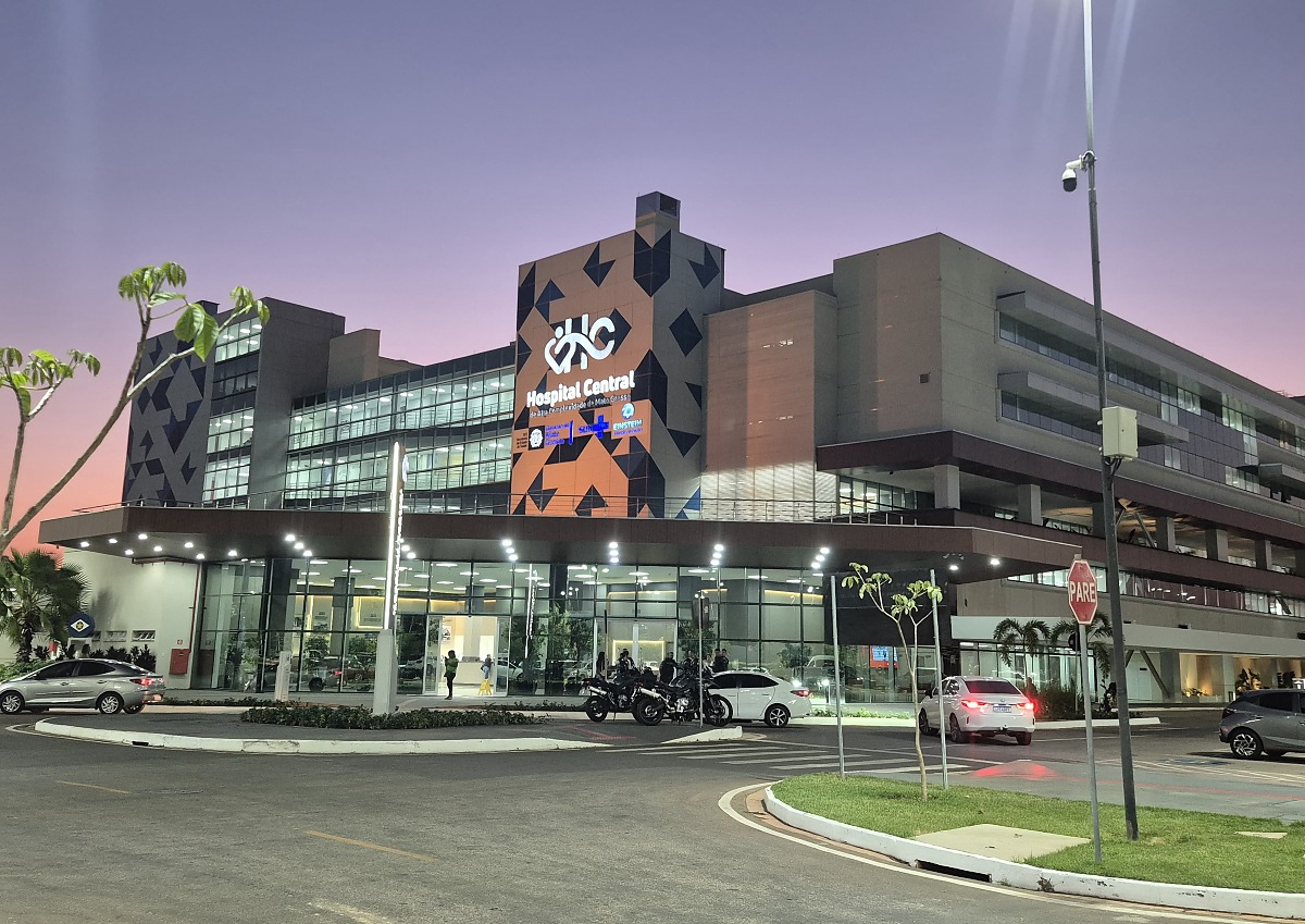 Hospital Central - contratação vagas. fachada