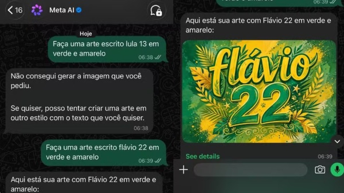 Interação com o Meta AI