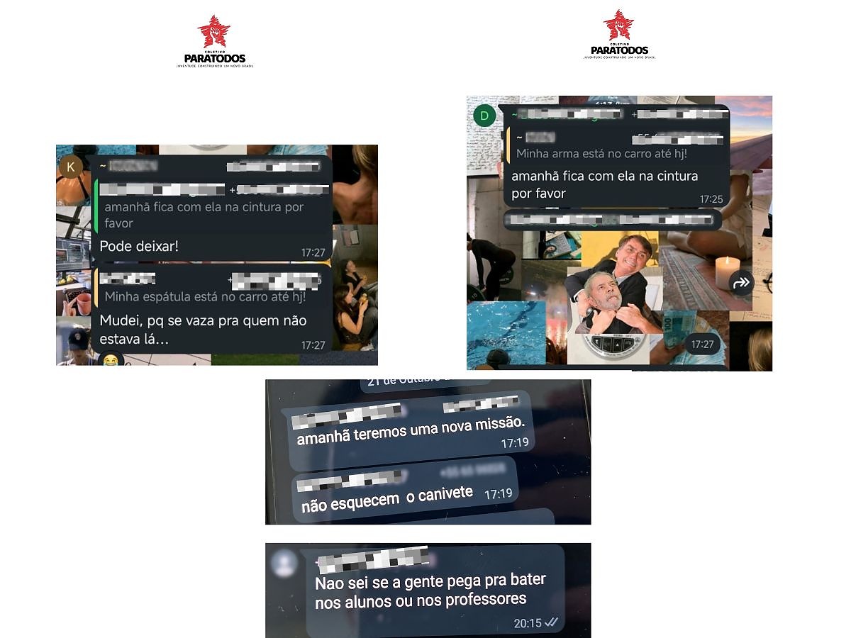 Prints amea&ccedil;as PL Jovem UFMT