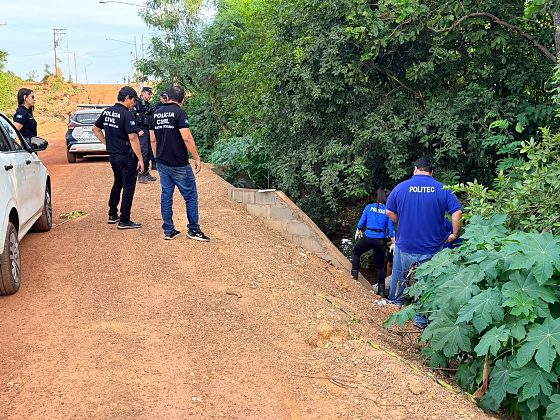 corpo achado em córrego nova fronteira, várzea grande