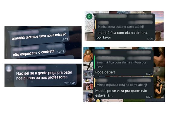 Prints ameaças PL Jovem UFMT
