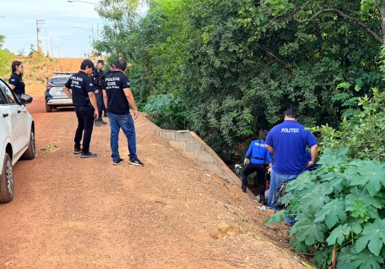 corpo achado em córrego nova fronteira, várzea grande