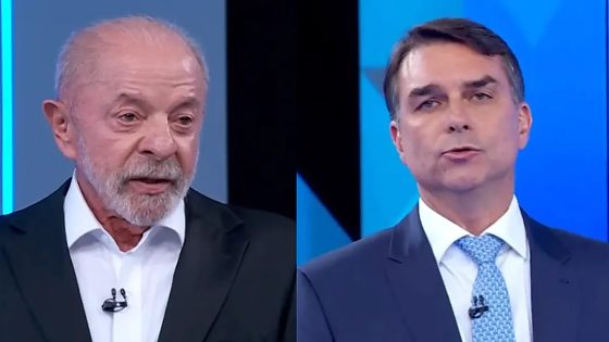 lula e flavio bolsonaro