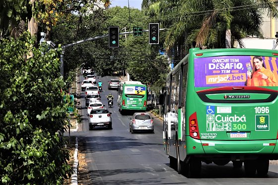 Frota de ônibus em Cuiabá