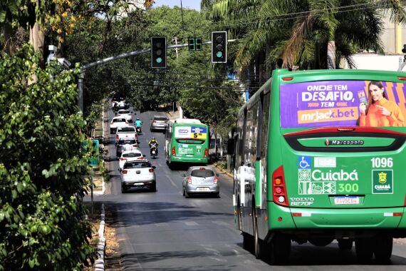 Frota de ônibus em Cuiabá