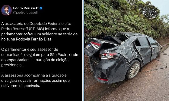 Pedro Rousseff acidente Fernão Dias em SP