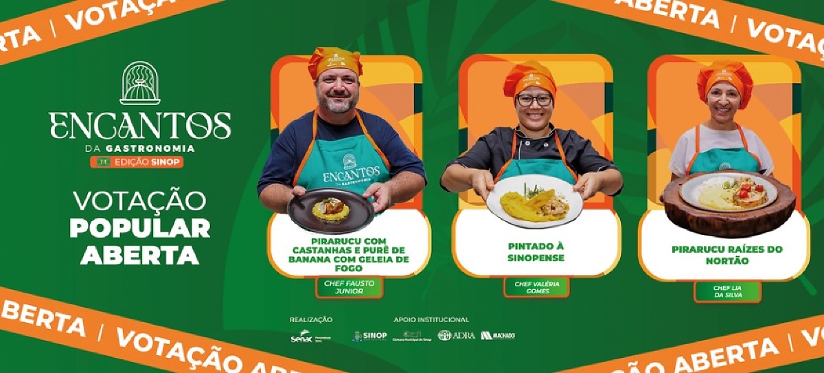 Votação aberta prato típico de Sinop