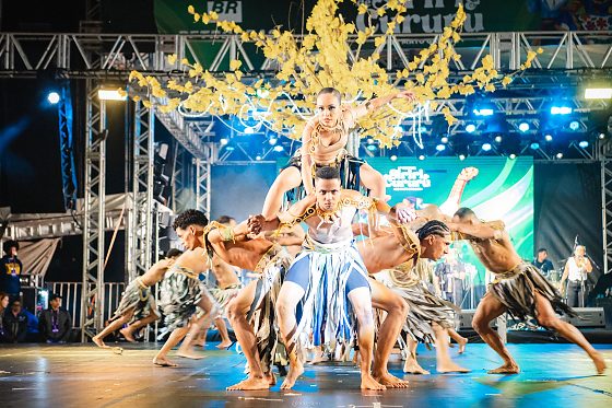 Flor de Atalaia, apresentação em Cuiabá