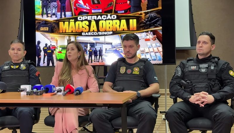 Operação Mãos à obra, delegados, Gaeco, PM, PJC